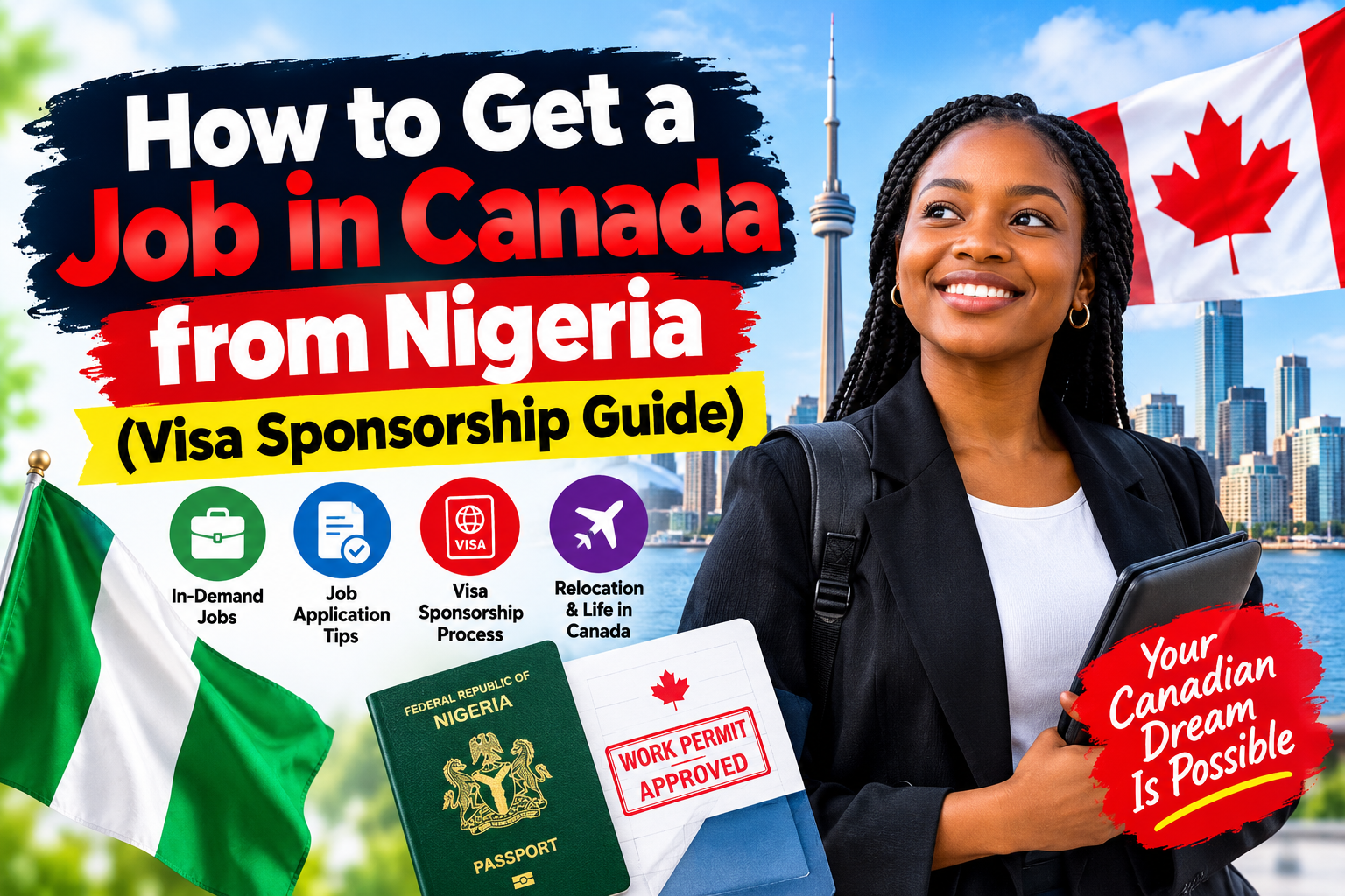 How to Get a Job in Canada from Nigeria (Visa Sponsorship Guide)